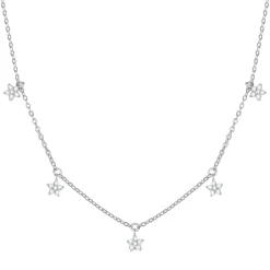 Filigrane Ketten | Hey Happiness Sterlingsilber Kette mit Blumenanhänger
