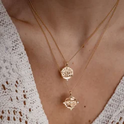 Filigrane Ketten | Hey Happiness Sterlingsilber Kette mit Anhänger Faith