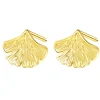 Ohrstecker | Hey Happiness Sterlingsilber Ohrstecker Ginkgo Blatt