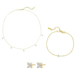 Necklace Sets | Hey Happiness Sterlingsilber Schmuckset Blumen