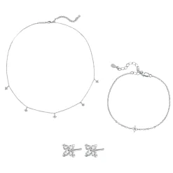 Necklace Sets | Hey Happiness Sterlingsilber Schmuckset Blumen