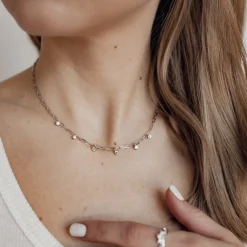 Perlenohrringe | Creolen | Hey Happiness Sterlingsilber Verdrehte Creolen mit Anhänger Perle Silver