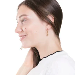 Creolen | Hey Happiness Stern Creolen in farbe Gold