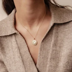 Filigrane Ketten | Anhänger | Hey Happiness Stern der Lakshmi Mandala Anhänger Halskette für Einsicht aus Sterlingsilber