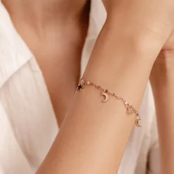 Charm Armbänder | Hey Happiness Stern und Mond Armband Wasserfest