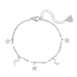 Charm Armbänder | Hey Happiness Stern und Mond Armband Wasserfest