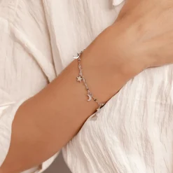 Charm Armbänder | Hey Happiness Stern und Mond Armband Wasserfest