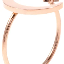 Schlichte Ringe | Hey Happiness Stern und Mond Ring in Rosegold Rose Gold
