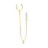 Ohrstecker | Hey Happiness Sternenlicht Ear Cuff aus Veretem Sterlingsilber Gold