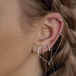 Ohrstecker | Hey Happiness Sternenlicht Ear Cuff Sterlingsilber Silver