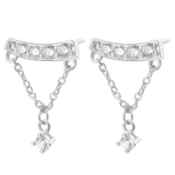 Ohrstecker | Hey Happiness Sternschnuppe Ohrstecker Sterlingsilber Silver