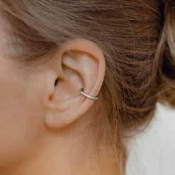 Ear Cuffs | Ohrstecker | Hey Happiness Strass Ear Cuff Ohrring Sterlingsilber Silver