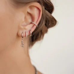 Ear Cuffs | Ohrstecker | Hey Happiness Strass Ear Cuff Ohrring Sterlingsilber Silver