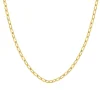 Filigrane Ketten | Hey Happiness Strukturierte Gliederkette in Gold