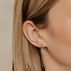 Ohrstecker | Hey Happiness Triad Zirkonia Baguette Ohrstecker Sterlingsilber