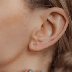 Earring Stack Sets | Hey Happiness Trio Ohrstecker Set Sterlingsilber