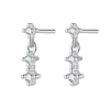 Ohrstecker | Hey Happiness Trio Tropfen-Ohrstecker aus Sterlingsilber Silver