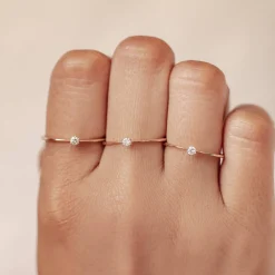 Trauringe Und Eheringe | Hey Happiness Unendliches Glück Diamant Ring 14K Gold