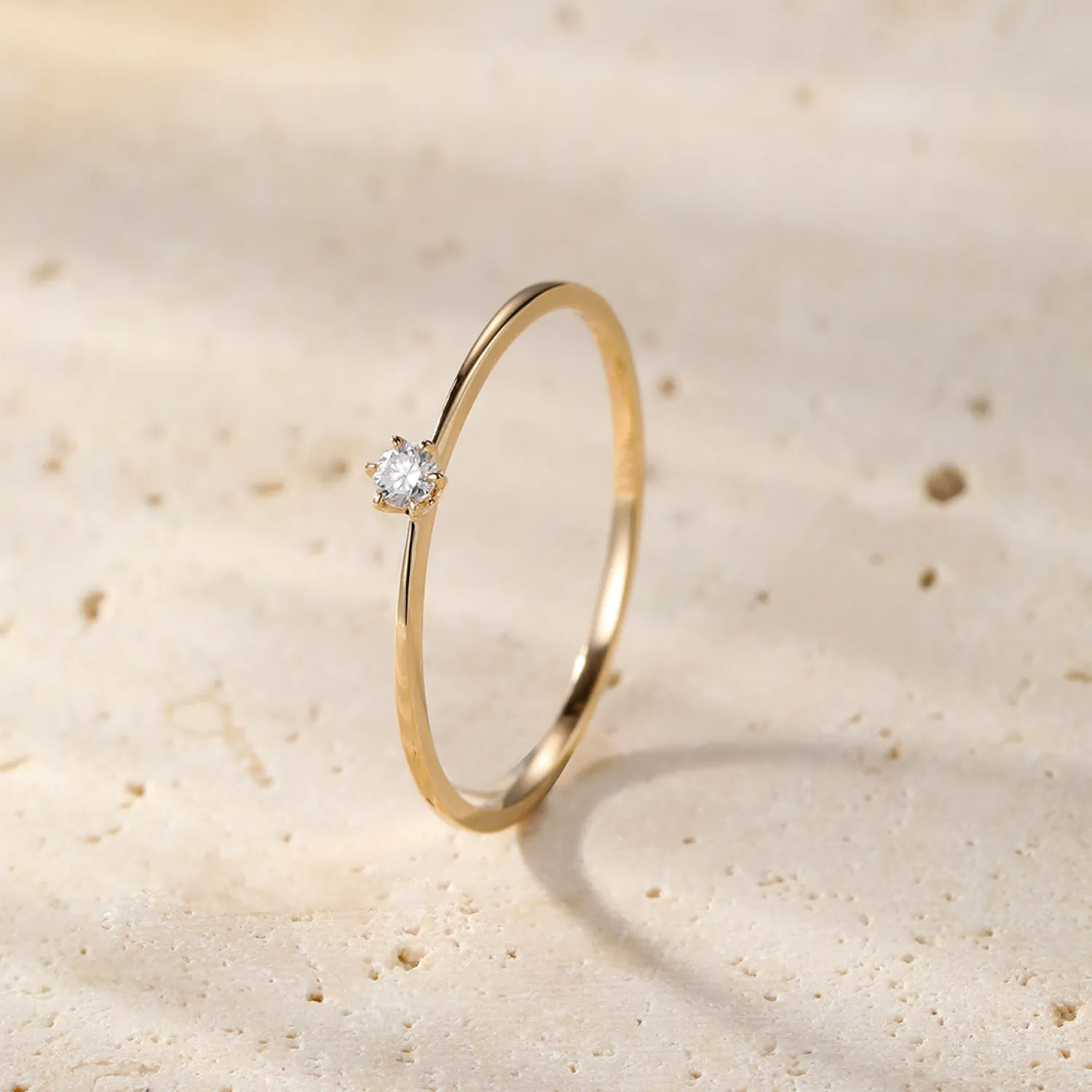 Trauringe Und Eheringe | Hey Happiness Unendliches Glück Diamant Ring 14K Gold