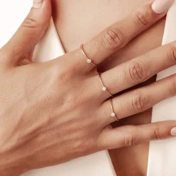Trauringe Und Eheringe | Hey Happiness Unendliches Glück Diamant Ring 14K Gold
