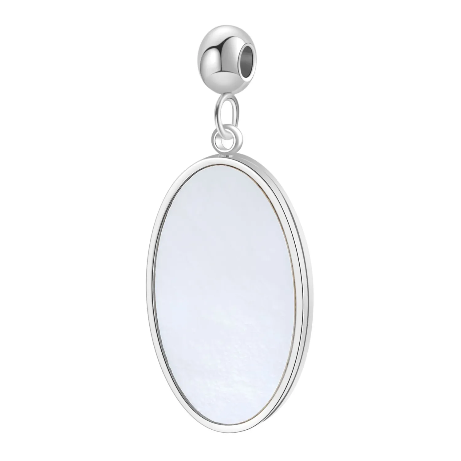 Anhänger | Hey Happiness Unique Oval Perlmutt Anhänger Gold
