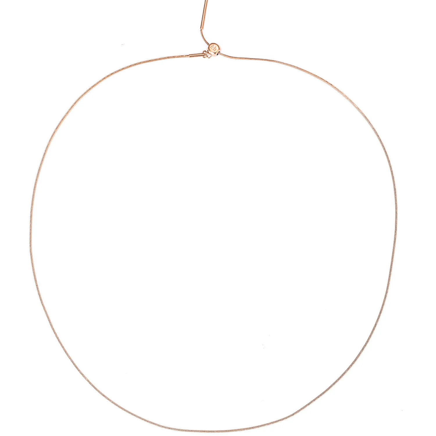Lariat Necklaces | Filigrane Ketten | Hey Happiness Unisex Runde Schlangenkette Gold