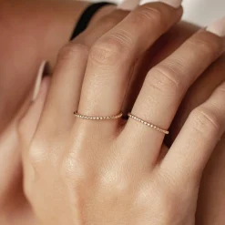 Trauringe Und Eheringe | Hey Happiness Vereinigung Kugel Ring 14K Gold