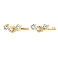 Ohrstecker | Hey Happiness Vereinigung Ohrstecker 9 Karat Gold