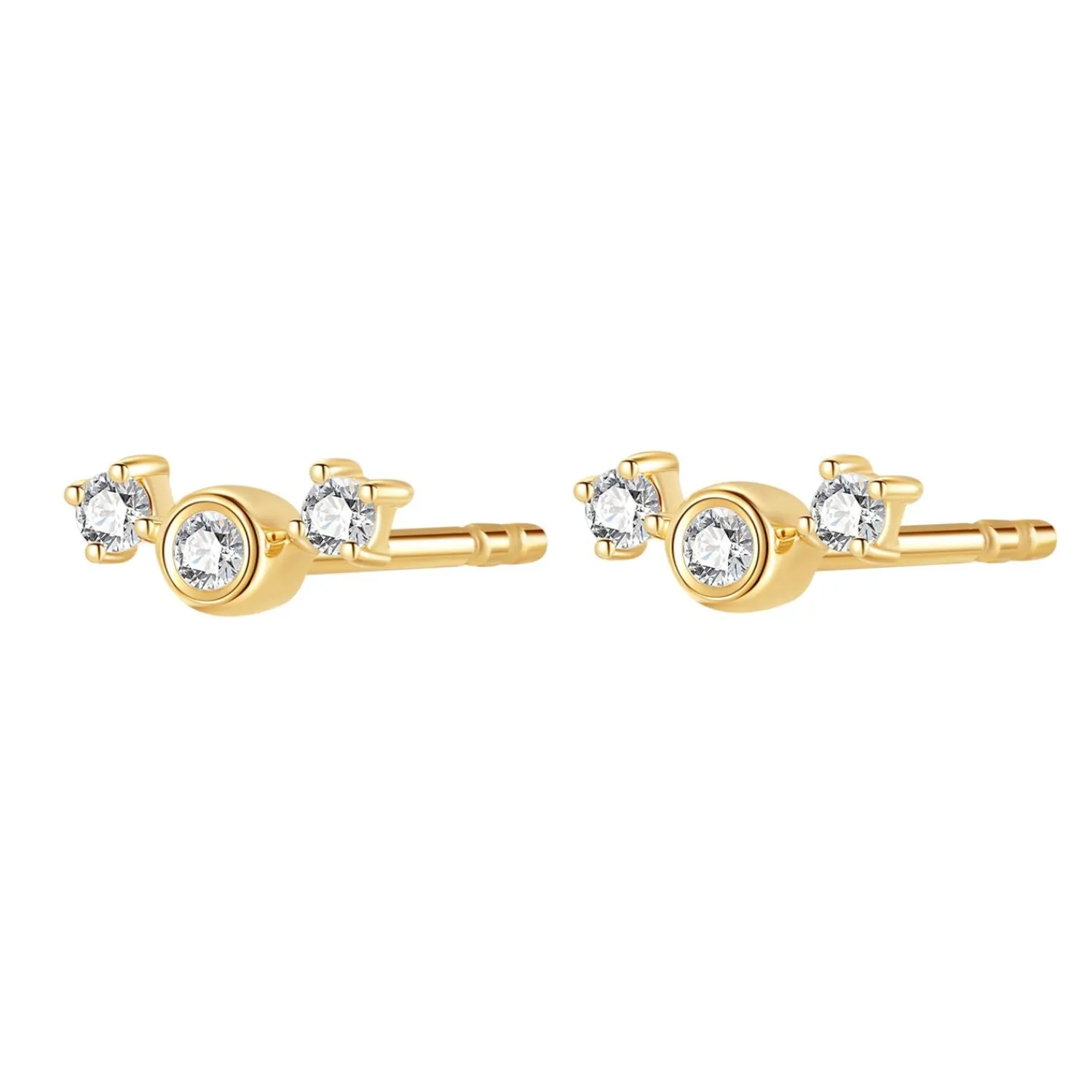 Ohrstecker | Hey Happiness Vereinigung Ohrstecker 9 Karat Gold