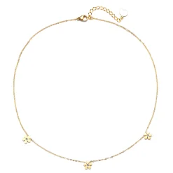 Necklace Sets | Filigrane Ketten | Hey Happiness Vergissmeinnicht Charm Kette in Gold