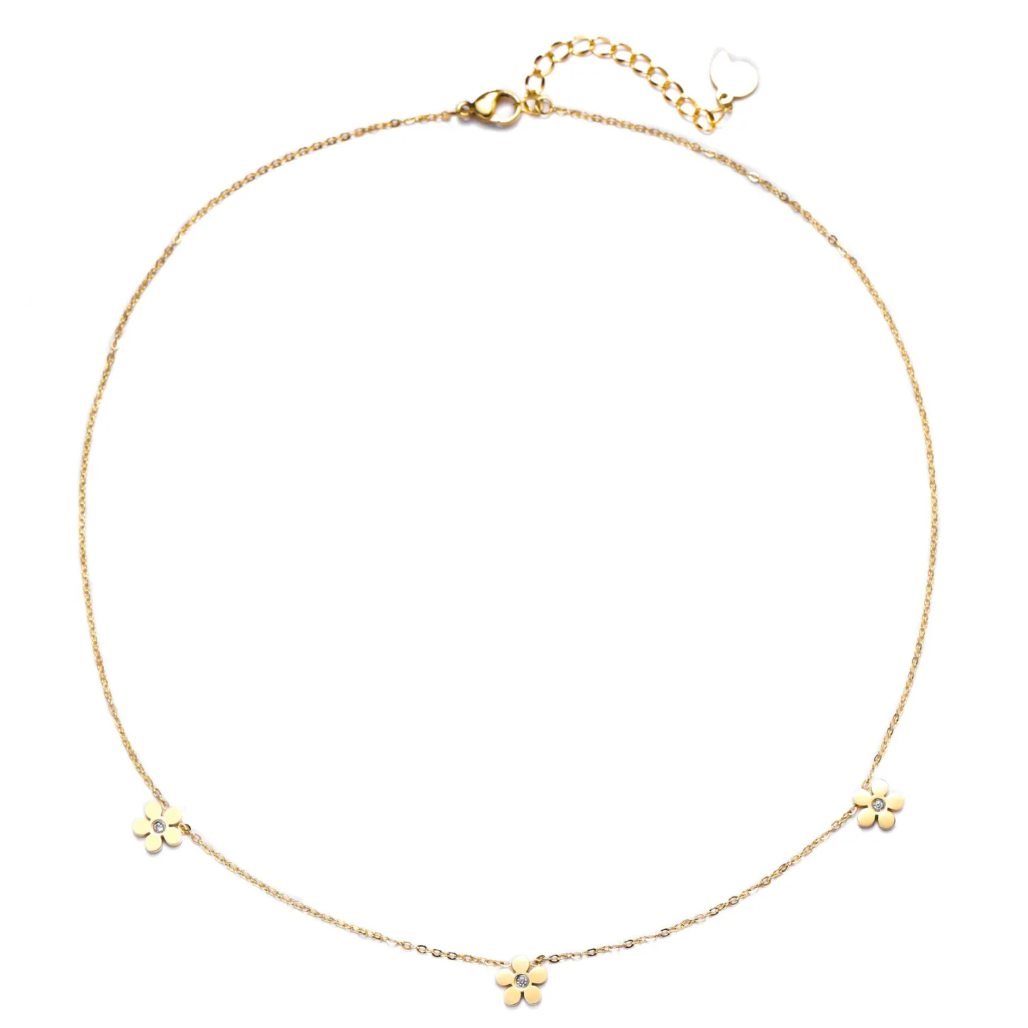 Necklace Sets | Filigrane Ketten | Hey Happiness Vergissmeinnicht Charm Kette in Gold