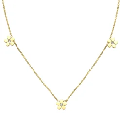 Necklace Sets | Filigrane Ketten | Hey Happiness Vergissmeinnicht Charm Kette in Gold