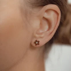 Ohrstecker | Hey Happiness Vergissmeinnicht Ohrstecker in Rosegold Rose Gold