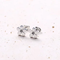 Ohrstecker | Hey Happiness Vergissmeinnicht Ohrstecker in Silber Silver