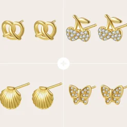 Earring Stack Sets | Ohrstecker | Hey Happiness Verspielte Ohrringe Set