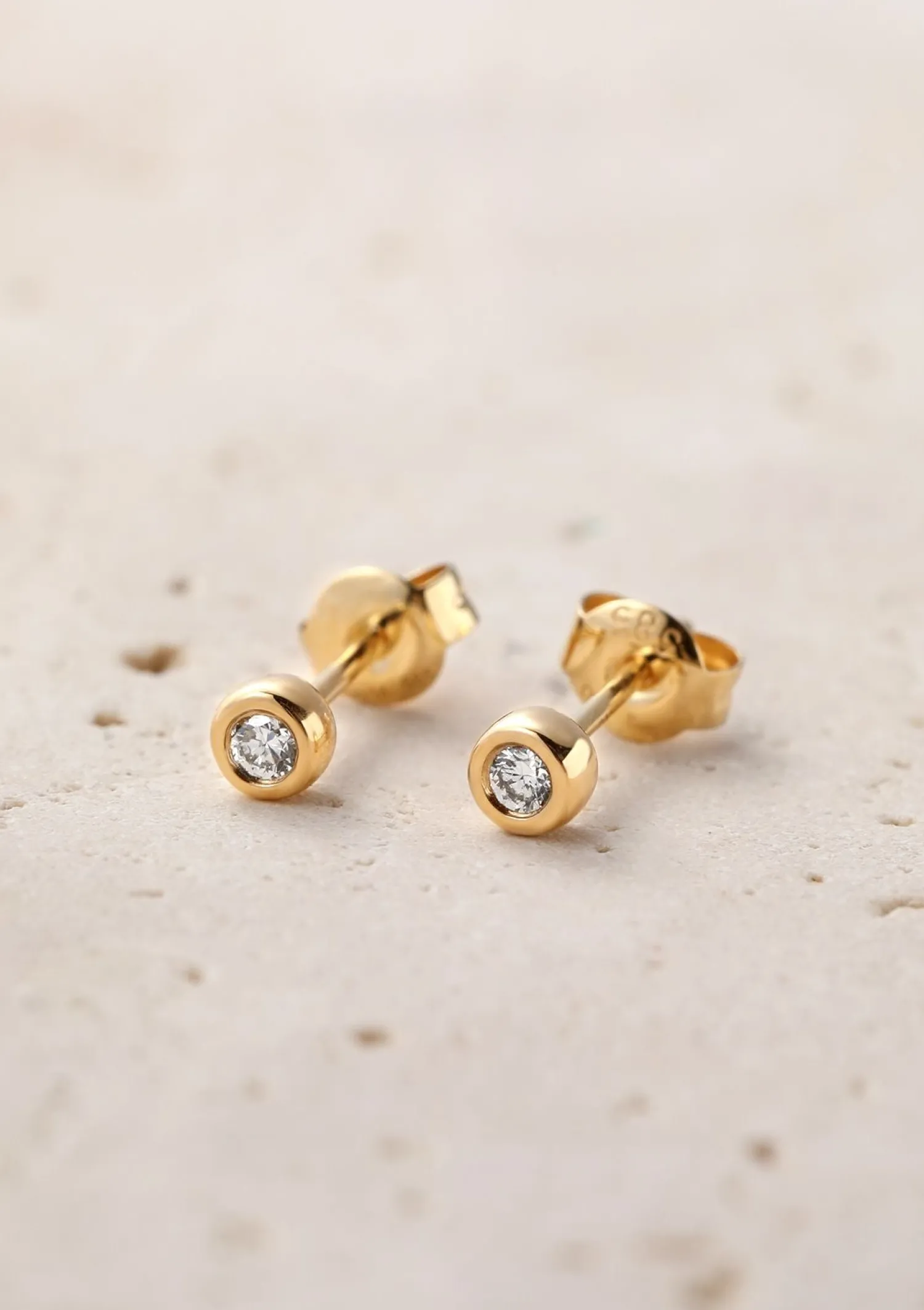 Ohrstecker | Hey Happiness Vollendung Ohrstecker 14K Gold