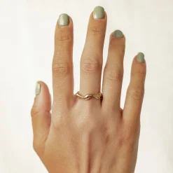Auffällige Ringe | Hey Happiness Whirl Ring aus Edelstahl