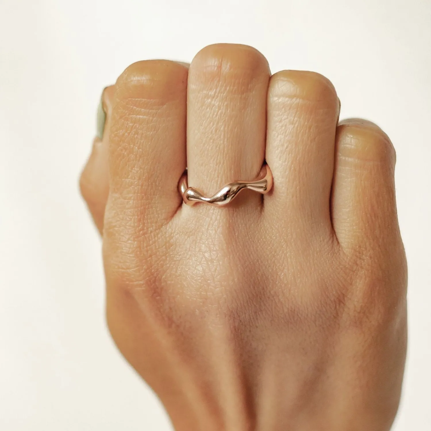 Auffällige Ringe | Hey Happiness Whirl Ring aus Edelstahl
