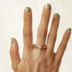Auffällige Ringe | Hey Happiness Whirl Ring aus Edelstahl