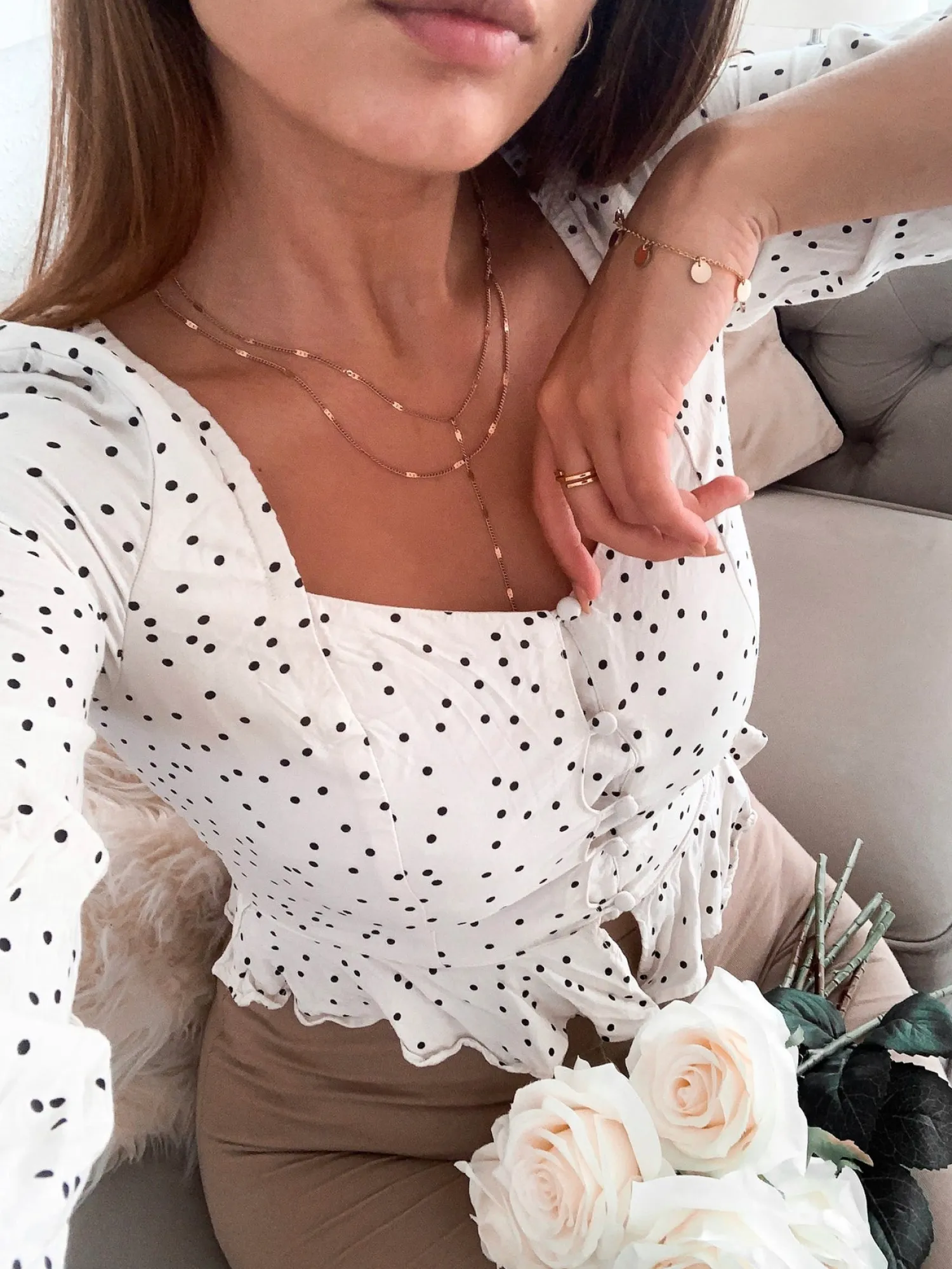 Lariat Necklaces | Filigrane Ketten | Hey Happiness Y Layered Necklace Rose Gold