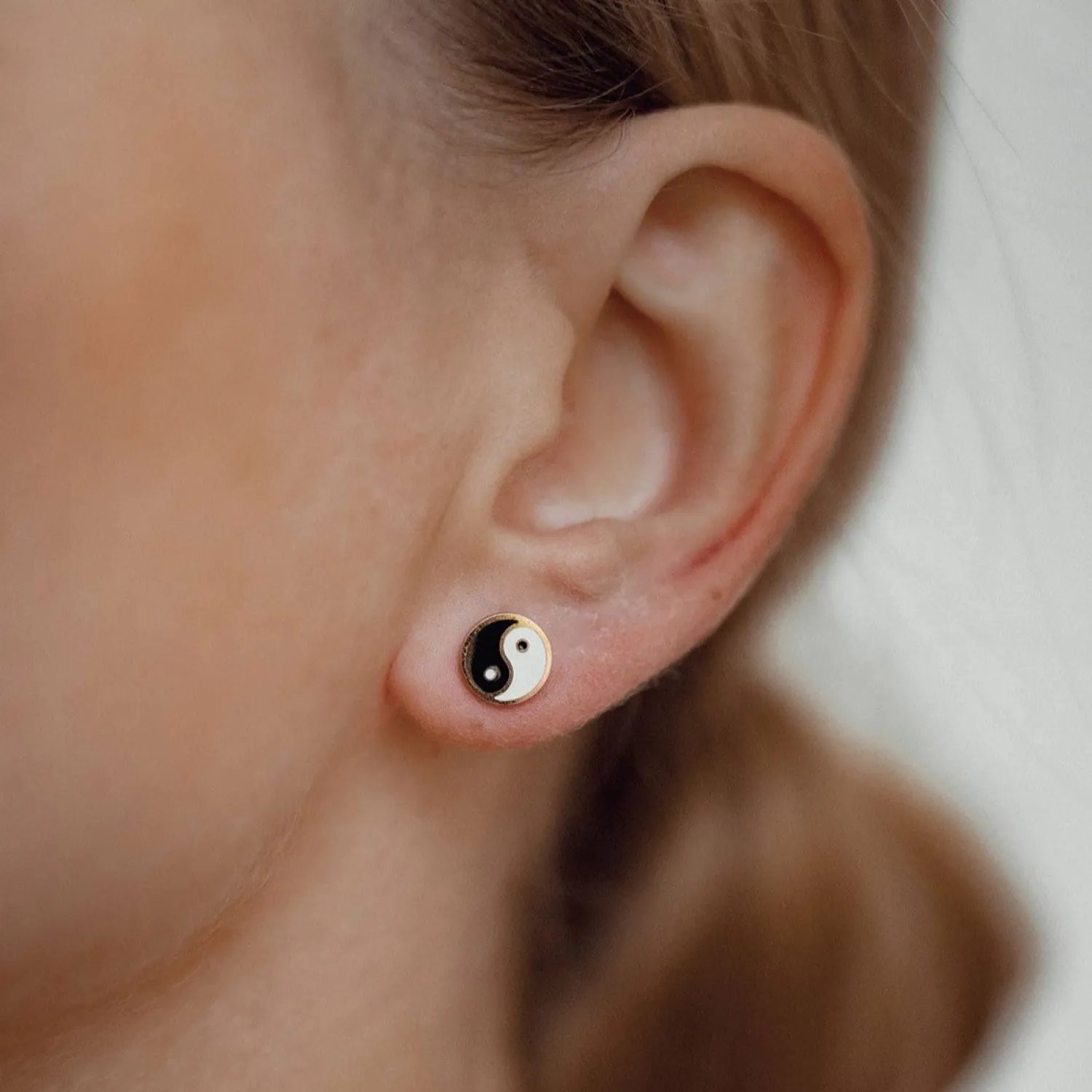 Ohrstecker | Hey Happiness Yin Yang Ohrstecker