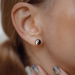 Ohrstecker | Hey Happiness Yin Yang Ohrstecker