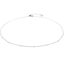 Filigrane Ketten | Hey Happiness Zarte Kette mit Rhombus Anhängern in Silberfarbe Silver