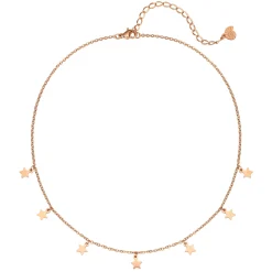 Choker Ketten | Filigrane Ketten | Hey Happiness Zarte Kette Sterne in Rosegold Rose Gold