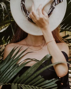 Filigrane Ketten | Hey Happiness Zarte Mehrreihige Schlangenkette Rosegold Rose Gold