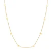 Filigrane Ketten | Hey Happiness Zarte Stern Kette in farbe Gold