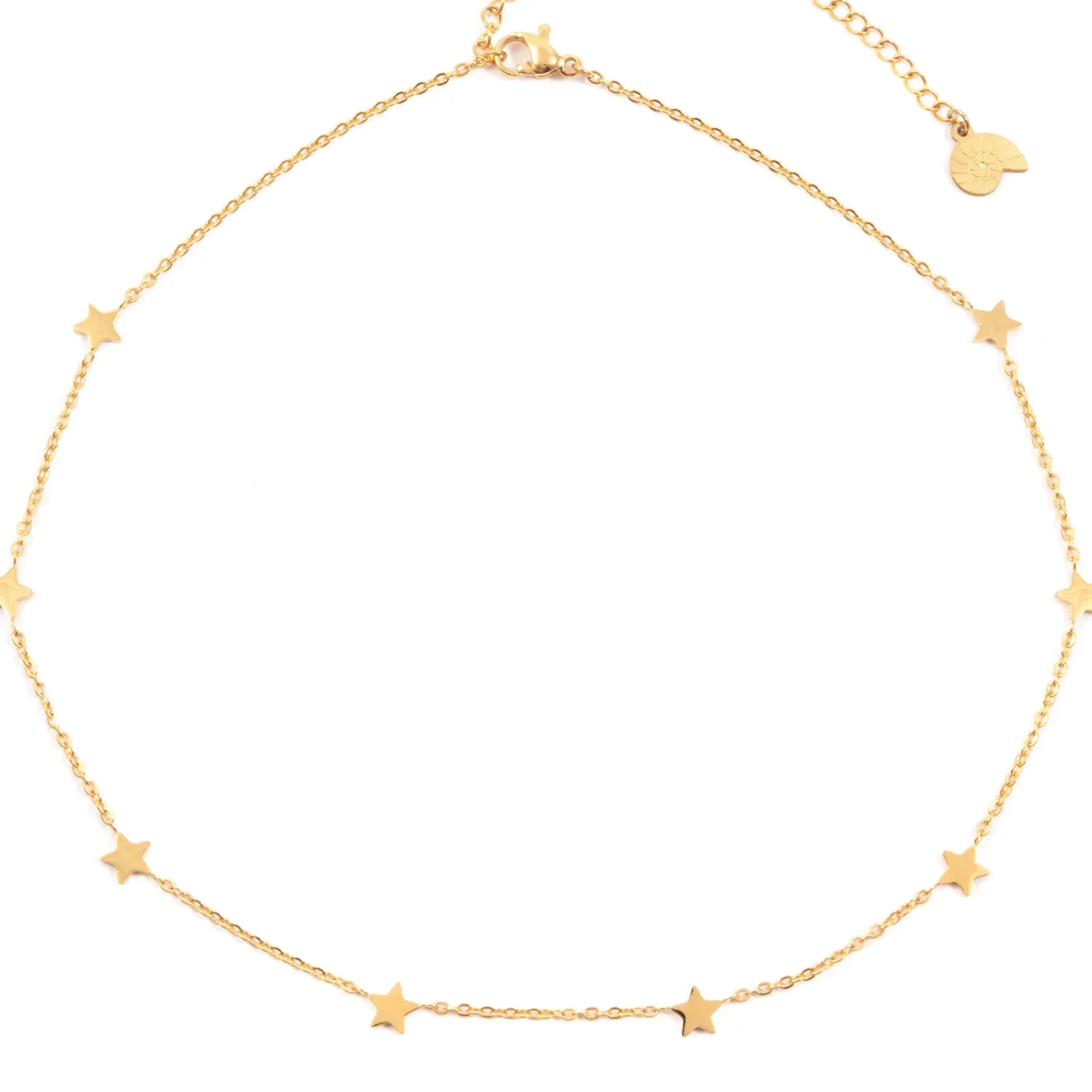 Filigrane Ketten | Hey Happiness Zarte Stern Kette in farbe Gold