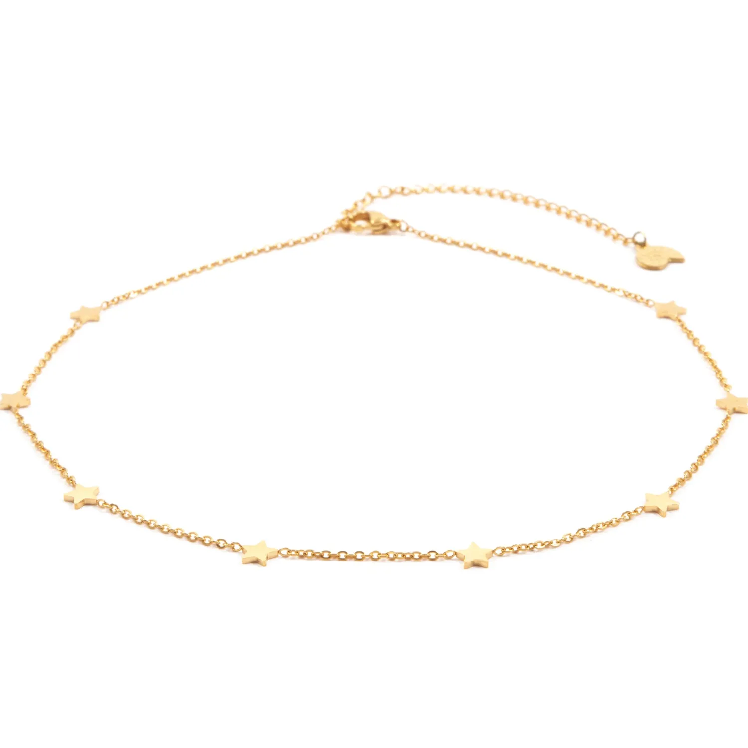 Filigrane Ketten | Hey Happiness Zarte Stern Kette in farbe Gold