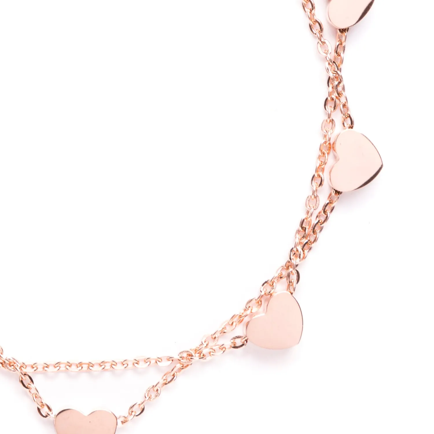 Charm Armbänder | Hey Happiness Zartes Armband Liebe in Rosegold Rose Gold