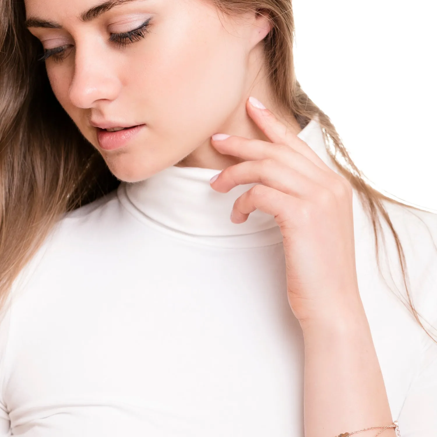 Charm Armbänder | Hey Happiness Zartes Armband Liebe in Rosegold Rose Gold